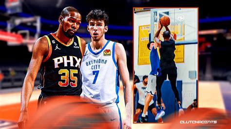 Chet Holmgren is preparing for next season with KD .